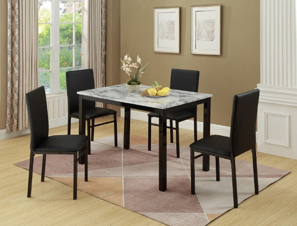 AIDEN DINNING TABLE WITH 4 CHAIRS