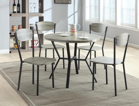 BLAKE ROUND DINING TABLE WITH 4 CHAIRS