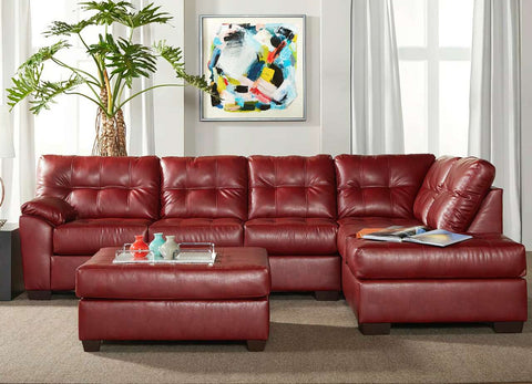 Sectional Sofa: San Marino Crimson