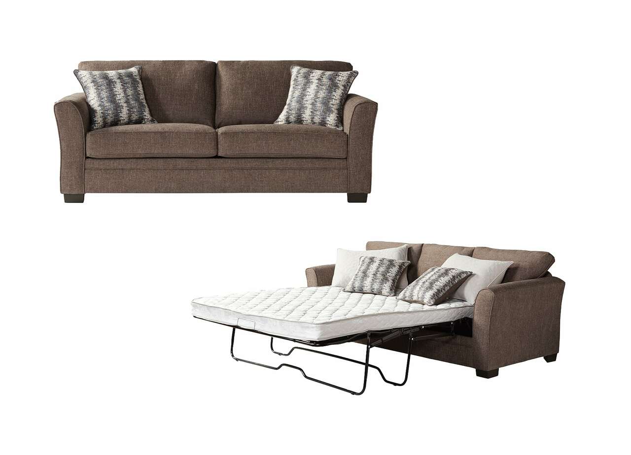 Queen Sleeper Sofa: Medusa Umber