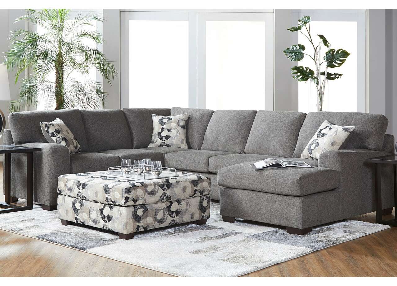 Sectional Sofa: Camelot Blackstone (3pc)