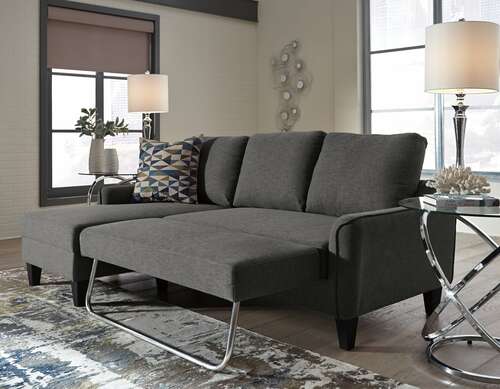 Sofa Chaise Sleeper: Gray