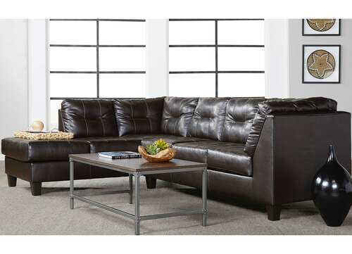 Sectional Sofa: San Marino Chocolate