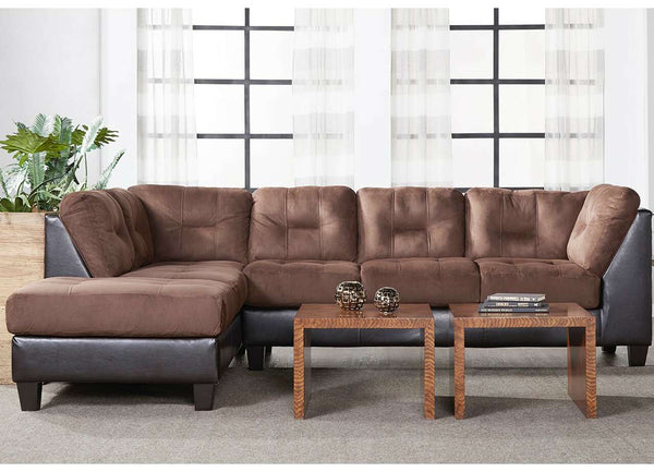 Sectional Sofa: Walnut