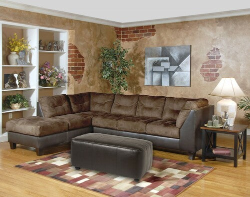 Sectional Sofa: Walnut