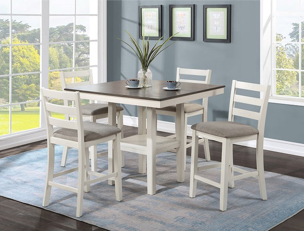 TAHOE COUNTER DINING TABLE and 4 CHAIRS