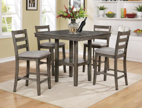 TAHOE COUNTER DINING TABLE and 4 CHAIRS