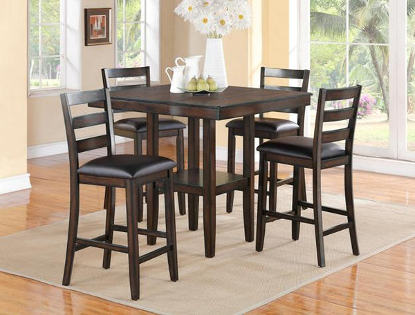 TAHOE COUNTER DINING TABLE and 4 CHAIRS