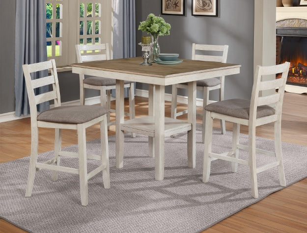 TAHOE COUNTER DINING TABLE and 4 CHAIRS