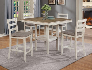 TAHOE COUNTER DINING TABLE and 4 CHAIRS