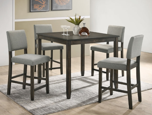 DERICK COUNTER DINING TABLE and 4 chairs