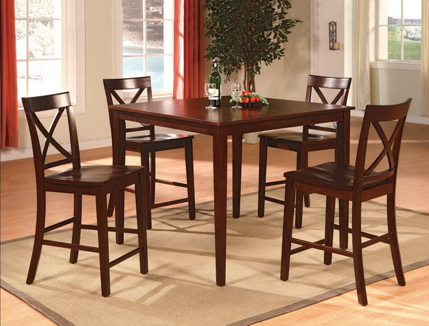 THEODORE CT HGT DINING TABLE and 4 CHAIRS