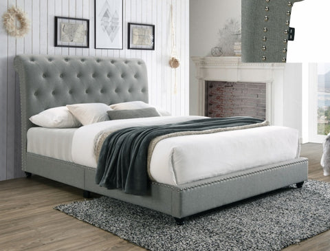 JANINE  GREY BED