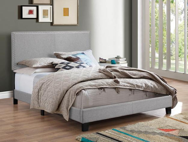 ERIN COMPLETE BED (GREY,RAIL BLACK)