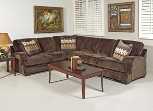 Sectional Sofa: Olympian Chocolate