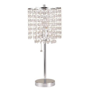 CHROME TABLE LAMP 19