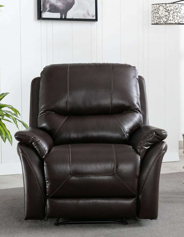 Glider Recliner: New Reggio Chocolate