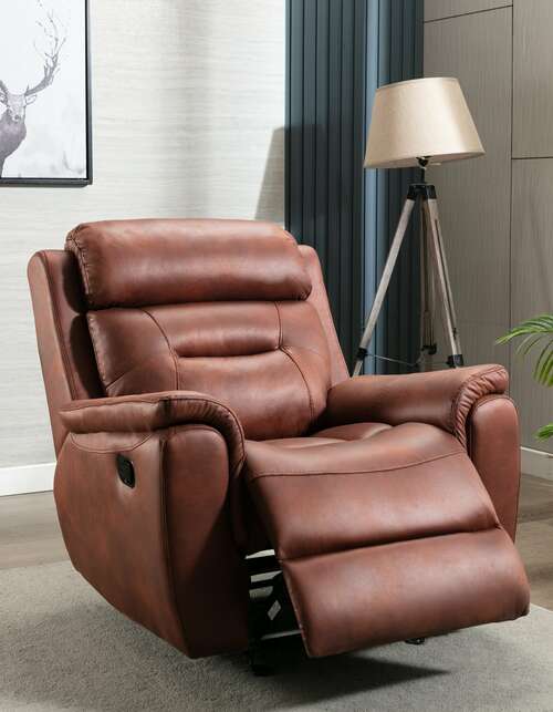 Glider Recliner: Mustang Redwood