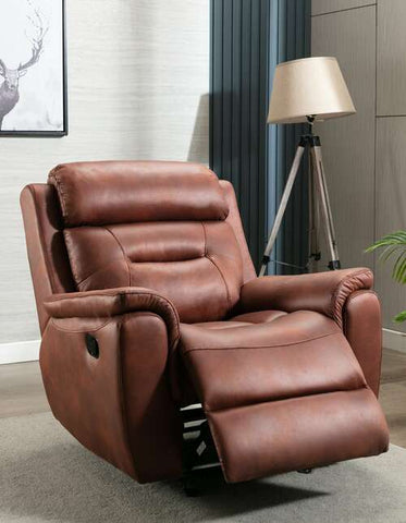 Glider Recliner: Mustang Redwood